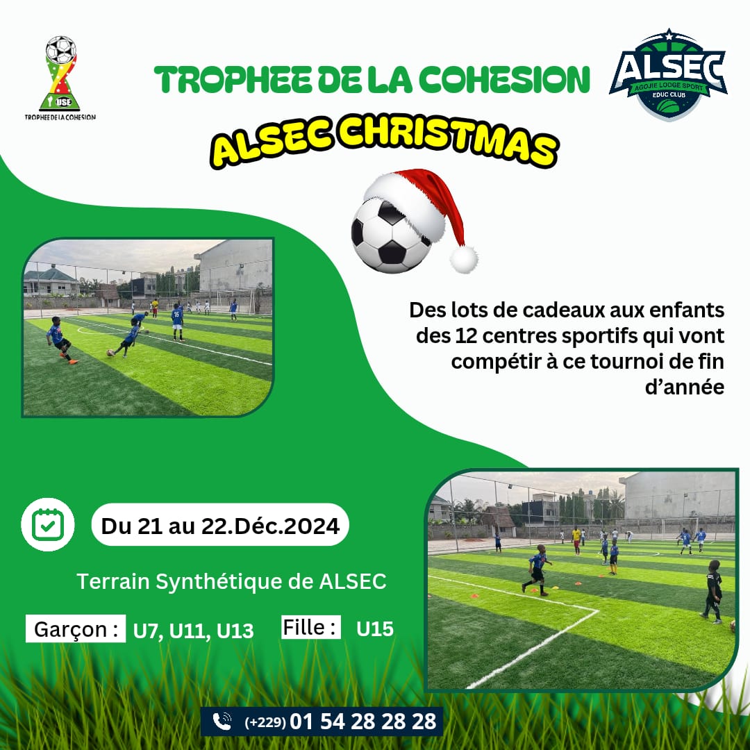 TROPHEE DE LA COHESION - ALSEC CHRISTMAS 21 au 22 Déc.2024